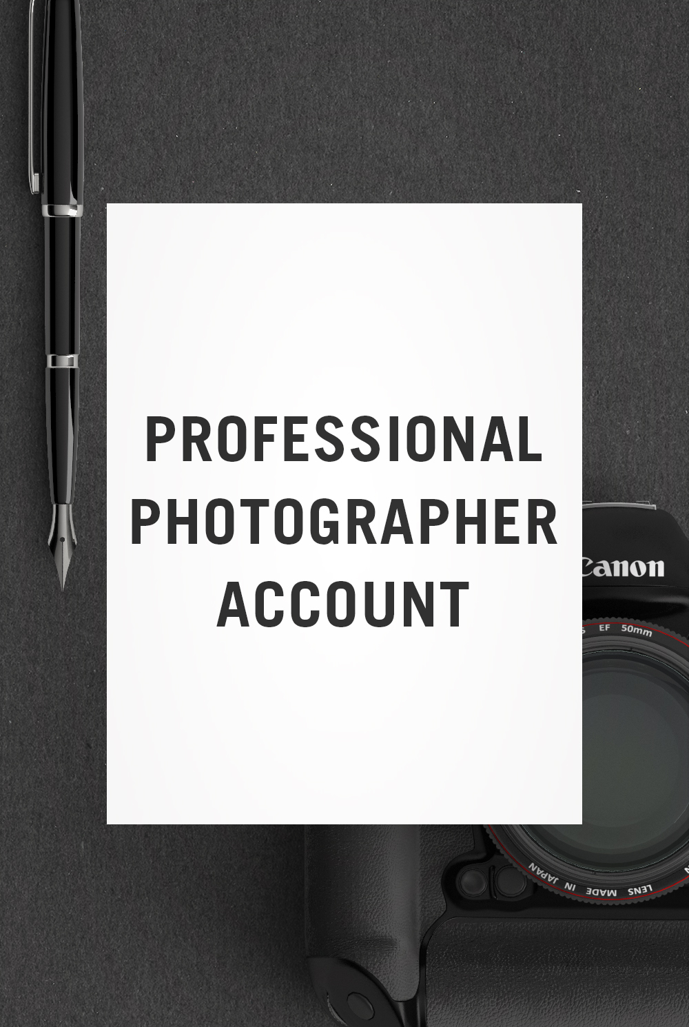 Professional Photographer Account